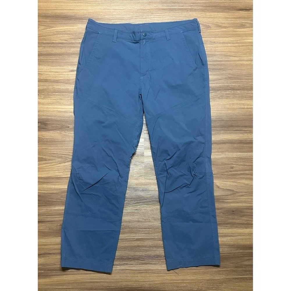 Mountain Hardwear Basin Trek Hiking Performance Pants Blue Men's Sz 36x28
